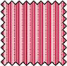 Dollhouse Miniature Silk Fabric: Albert Stripe Red